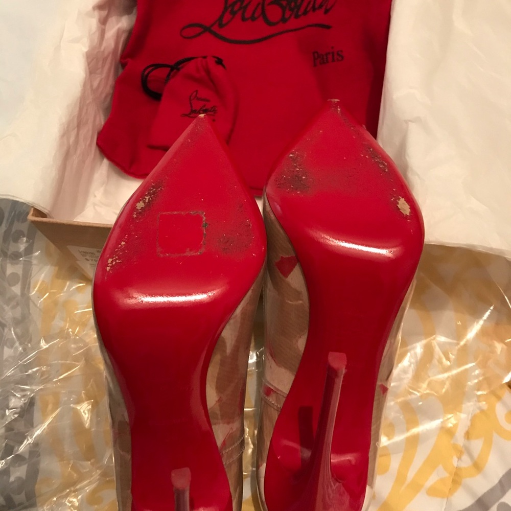 Christian Louboutin red bottoms - Picture 4 of 5